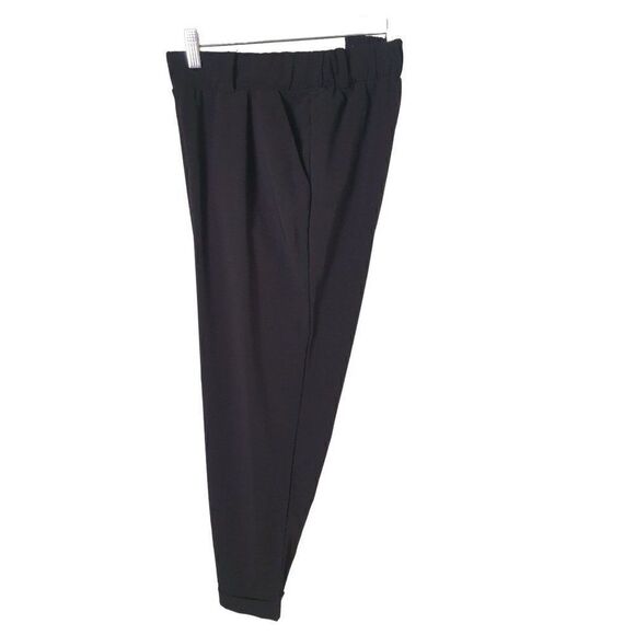 Torrid High Rise Crop Dress Pants Pleated Front Cuffed Hem Pull On Sz 12 - Picture 2 of 7